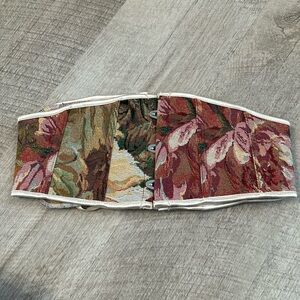 Floral under bust corset